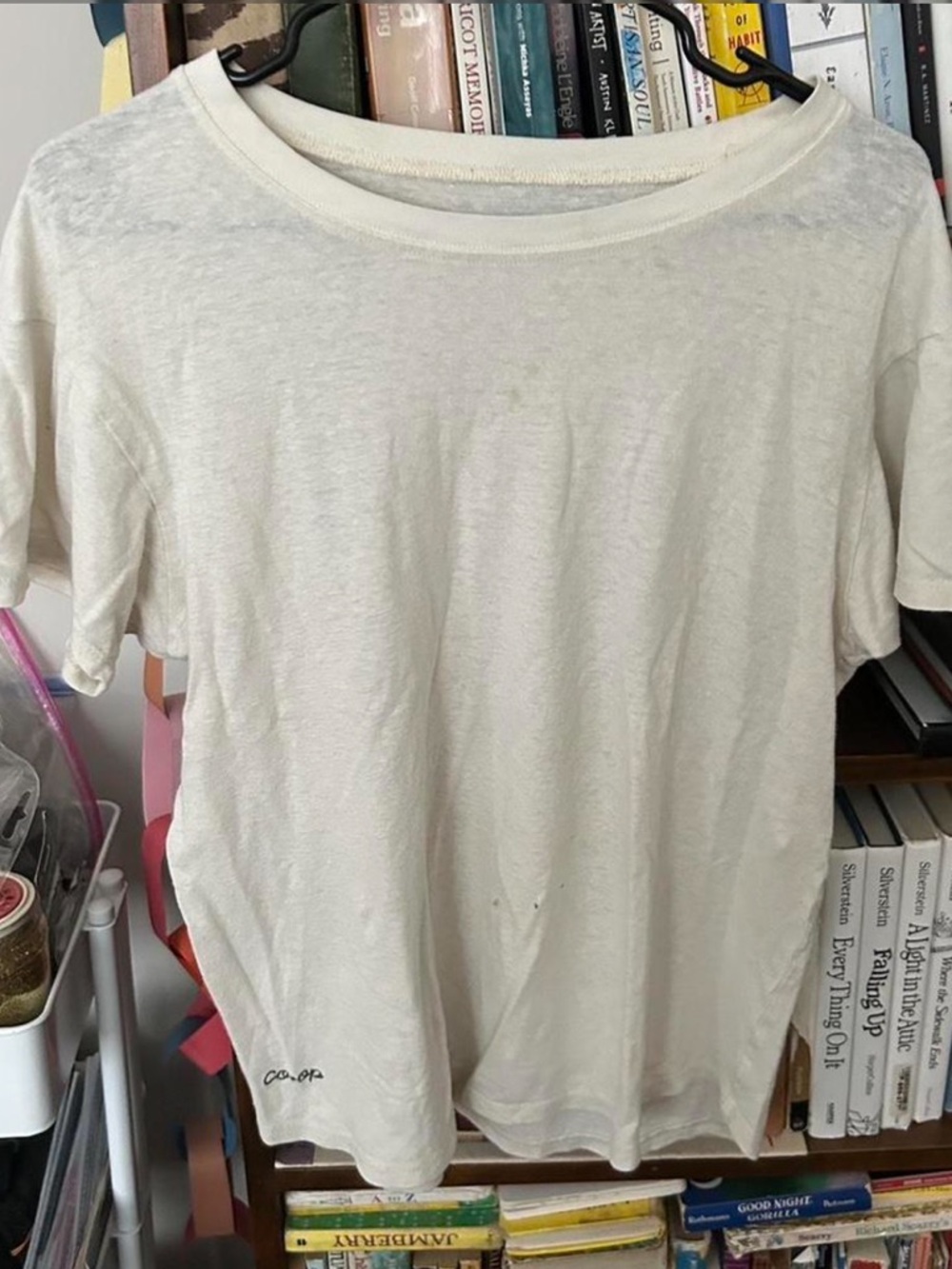 Cream Hemp Short-Sleeve Tee